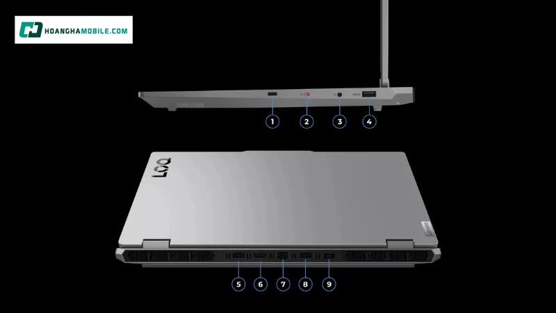 Kết nối đa dạng, sạc nhanh tiện lợi trên laptop Lenovo LOQ 15IRX10 83JE006PVN Kết nối đa dạng, sạc nhanh tiện lợi trên laptop Lenovo LOQ 15IRX10 83JE006PVN