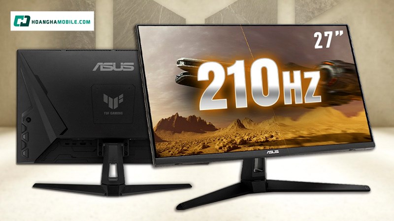 Tấm nền IPS 27 inch tần số quét 210Hz. Tấm nền IPS 27 inch tần số quét 210Hz.