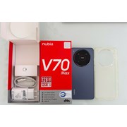 ĐIỆN THOẠI DI ĐỘNG (TEL) NUBIA V70 MAX 6.9"/Unisoc T606/6G/128G/50MP+2MP+Al/8MP/6000mAh/XÁM - TBH