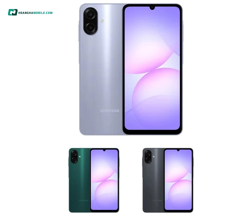 Giá bán của Samsung Galaxy A07 tại Hoàng Hà Mobile có thể thay đổi tùy theo từng thời điểm và chương trình khuyến mãi đang áp dụng Giá bán của Samsung Galaxy A07 tại Hoàng Hà Mobile có thể thay đổi tùy theo từng thời điểm và chương trình khuyến mãi đang áp dụng