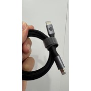 Cáp 9FIT USB-C to Lightning 1M Black - 9FCA002B TBH