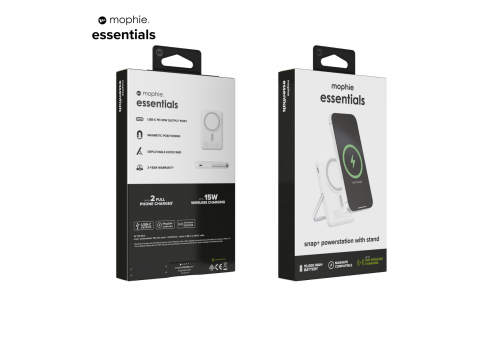 Sạc dự phòng mophie Essentials Snap+ powerstation with Stand 10,000mAh