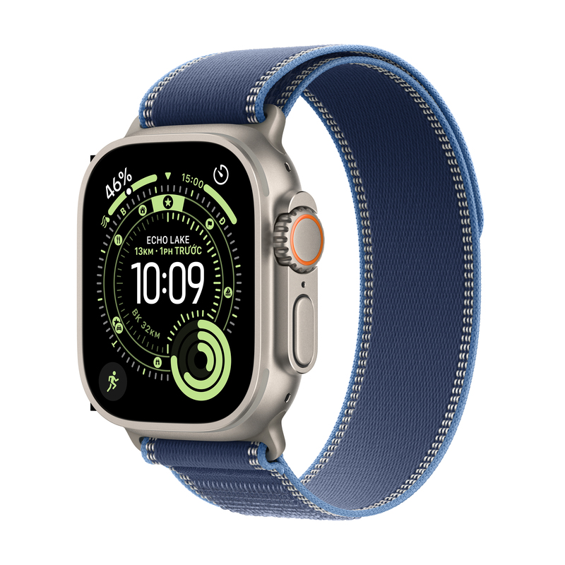 Apple Watch Ultra 3 - GPS + Cellular, 49mm - Viền Titan Dây Trail S/M