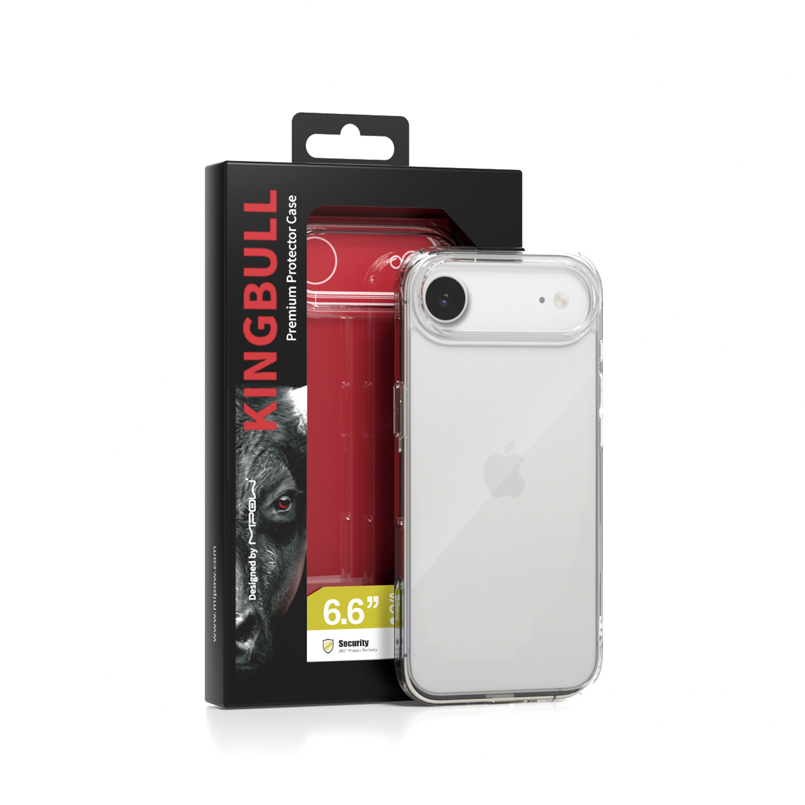Ốp Lưng Mipow Kingbull Soft TPU Transparent iPhone 17 Air