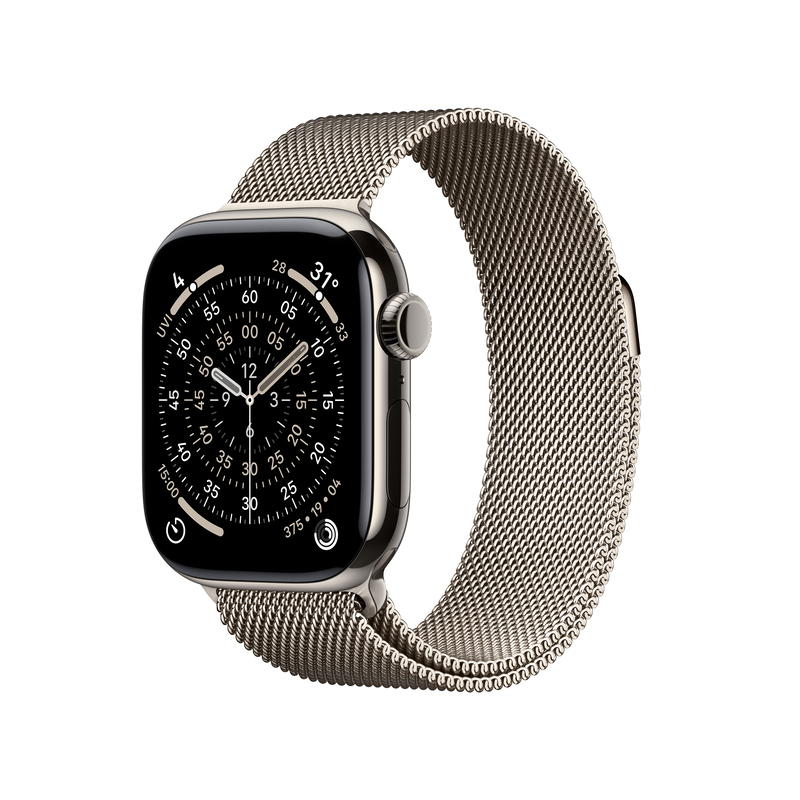 Apple Watch Series 11 - GPS + Cellular, 46mm - Viền Titan Dây Thép Milan