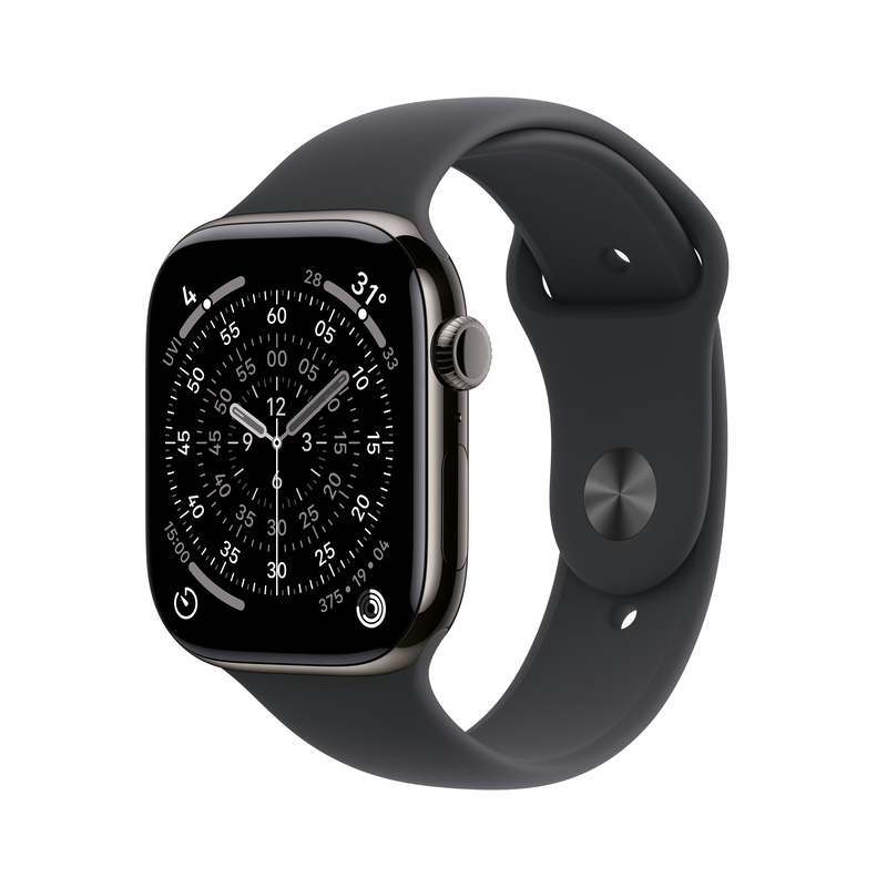 Apple Watch Series 11 - GPS + Cellular, 46mm - Viền Titan Dây Cao Su