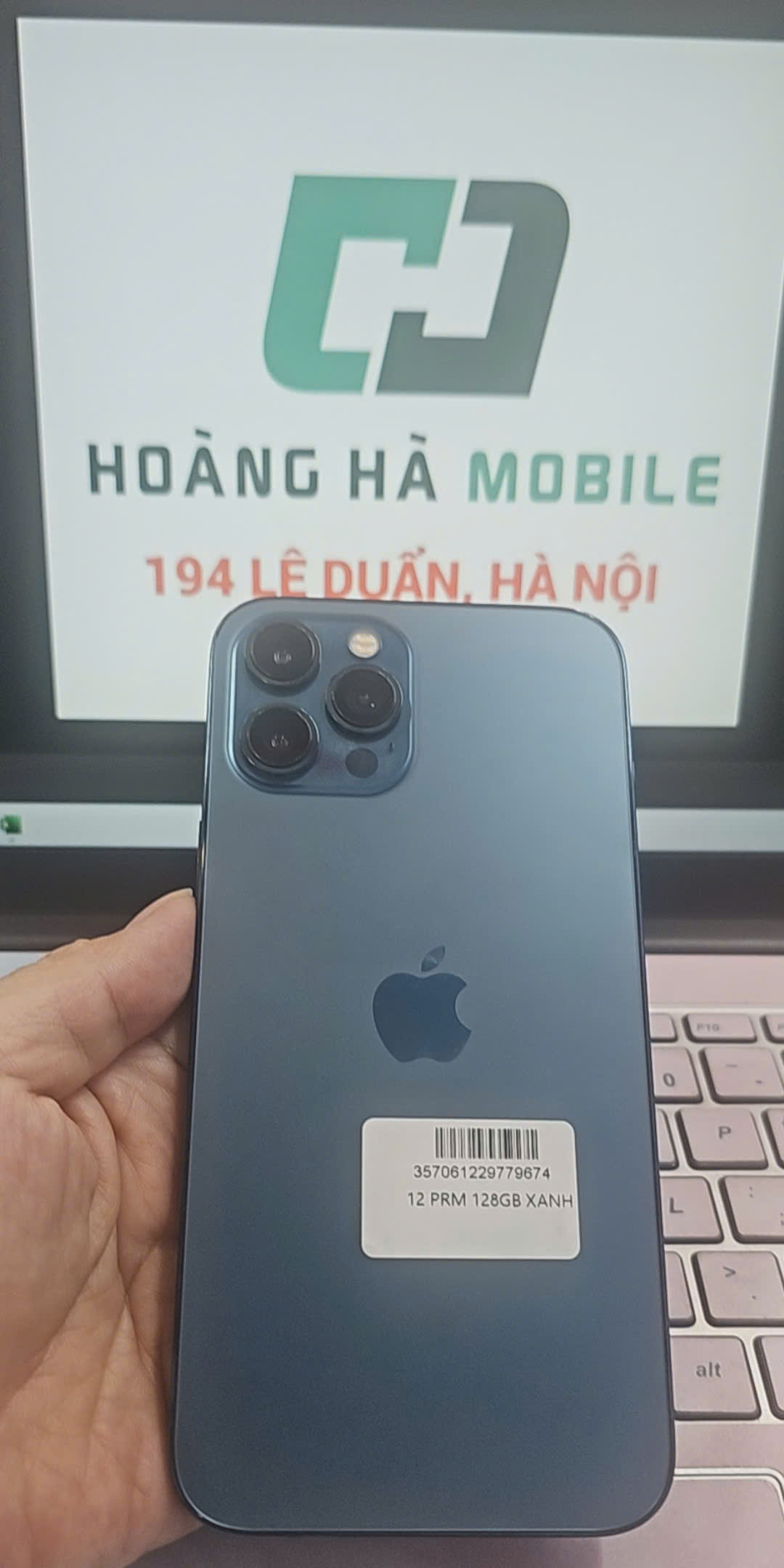 ĐTDĐ Apple iPhone 12 Pro Max 128GB Pacific Blue - Cũ