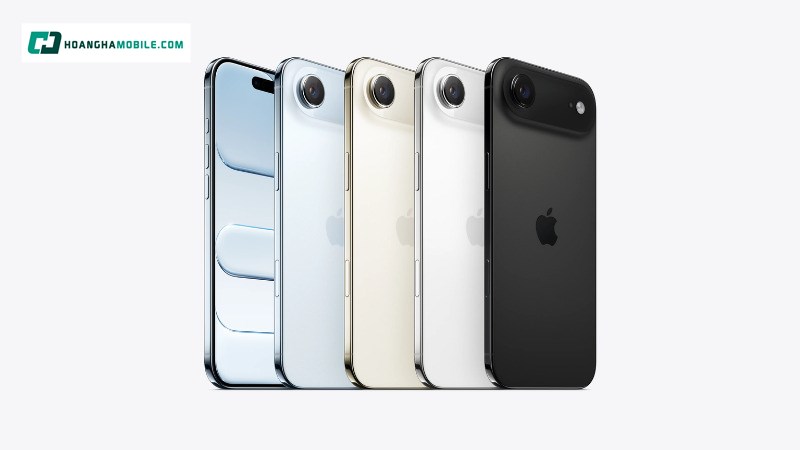 iPhone Air gây ấn tượng mạnh với thiết kế siêu mỏng chỉ 5.64mm, mang lại cảm giác cầm nắm nhẹ nhàng nhưng vẫn sang trọng iPhone Air gây ấn tượng mạnh với thiết kế siêu mỏng chỉ 5.64mm, mang lại cảm giác cầm nắm nhẹ nhàng nhưng vẫn sang trọng