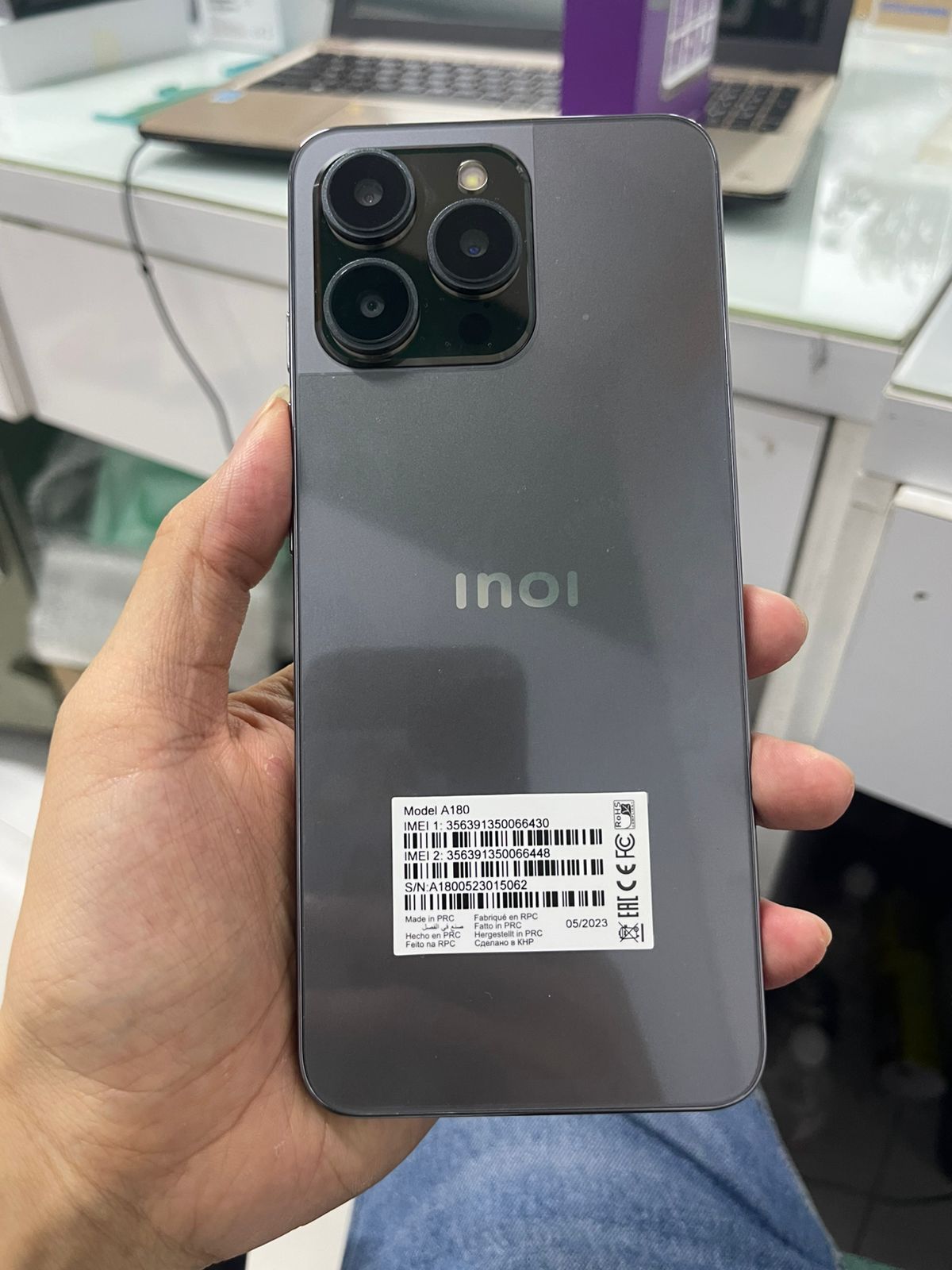 Điện thoại di động INOI Note 13s 8+256GB, màu Xám (Space Gray) 28 Trần phú, Hà Đông