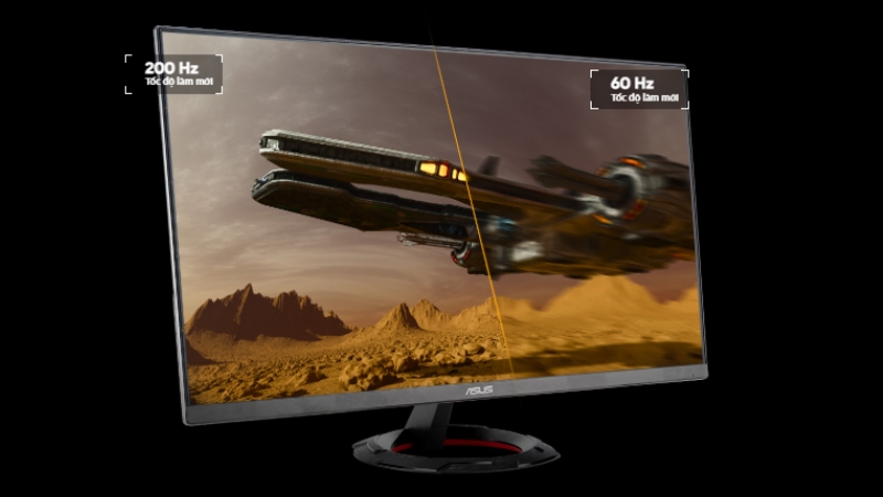 Tần số quét 200Hz.