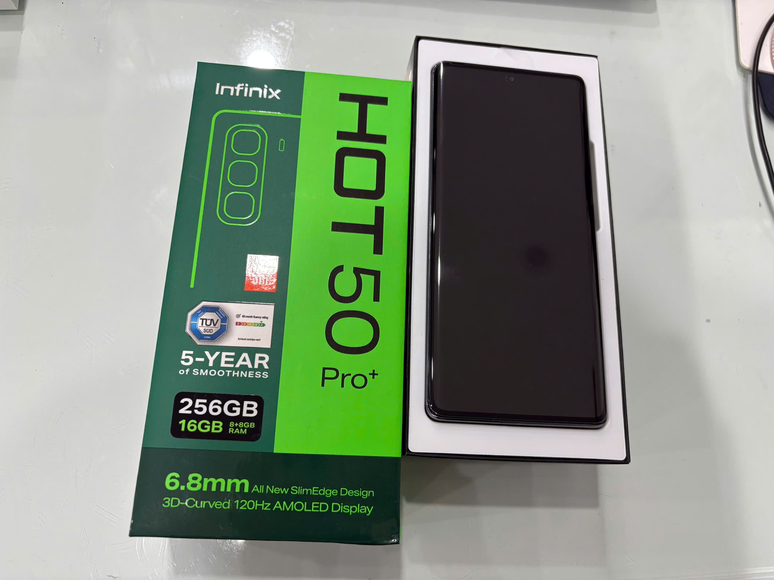 Điện thoại di động Infinix X6880 (Infinix Hot 50 Pro+ 256+8), màu Xám Titan - TBH