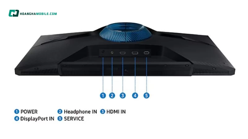 Màn hình Samsung Odyssey G3 G30D LS24DG302EEXXV được trang bị các cổng kết nối phổ biến Màn hình Samsung Odyssey G3 G30D LS24DG302EEXXV được trang bị các cổng kết nối phổ biến