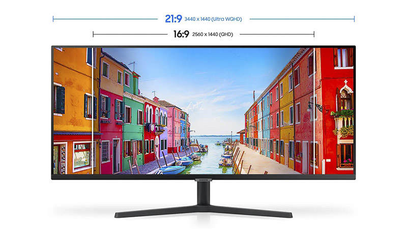 Thiết kế khung hình không viền.