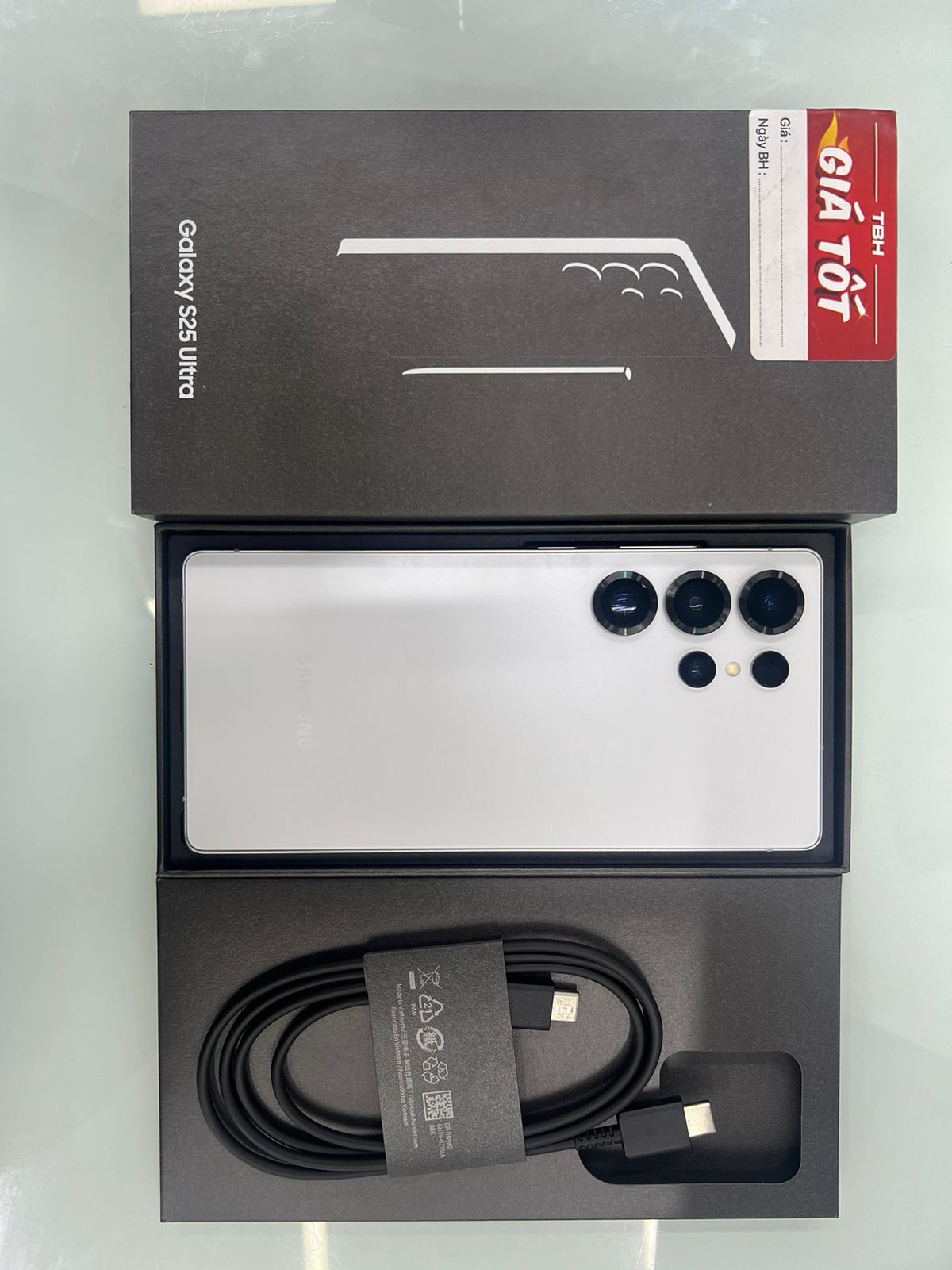 ĐTDĐ Samsung S25 Ultra SM-S938B/DS,256GB, Trắng Bạc, SM-S938BZSBXXV