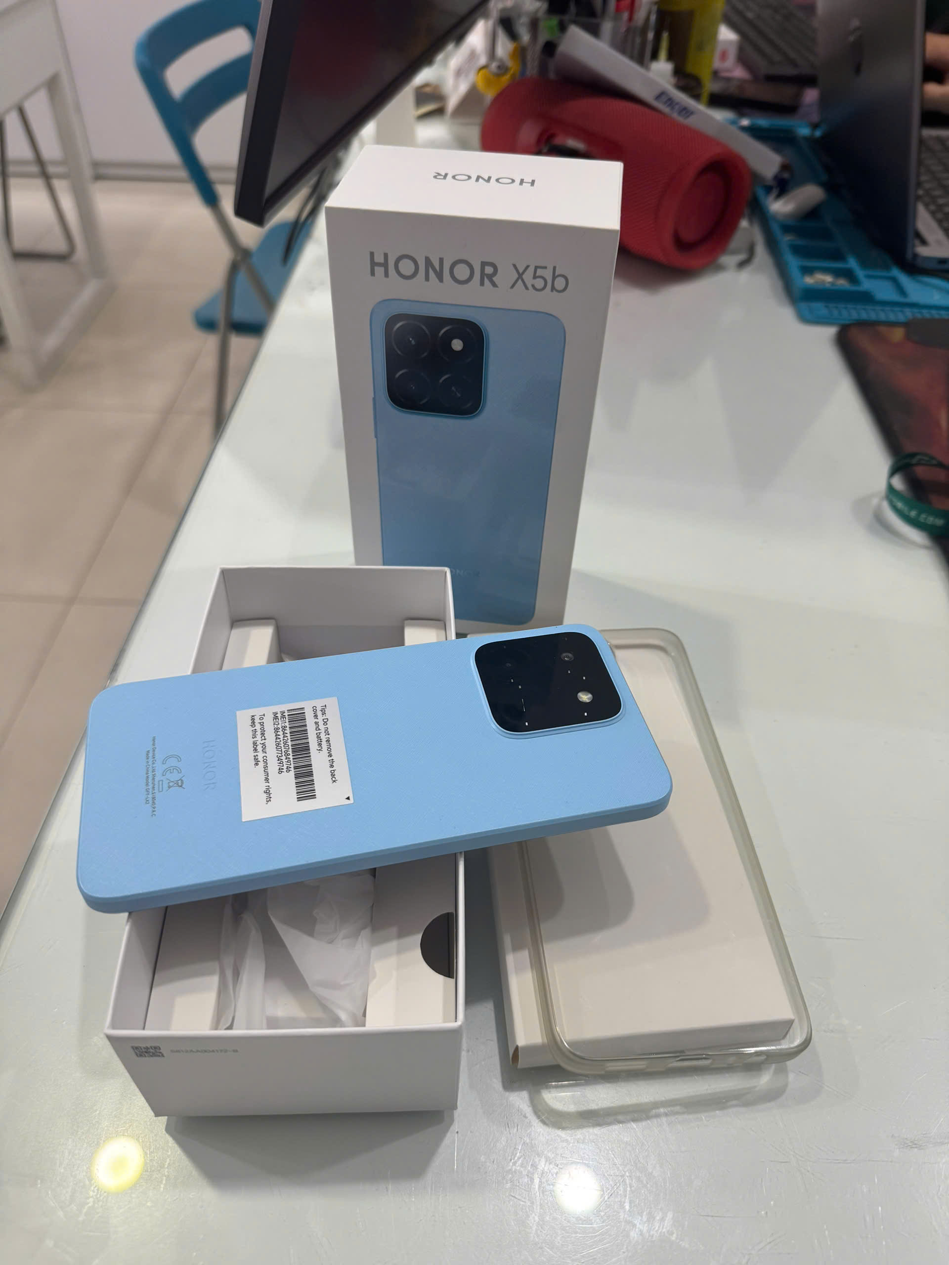 Điện thoại thông minh Honor X5b (4+64GB)-Xanh dương (Ocean Blue)_GFY-LX2BLU - 864426076849746 - X5BLX2BLU