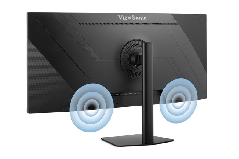 Tích hợp loa kép bên trong cho các không gian làm việc.