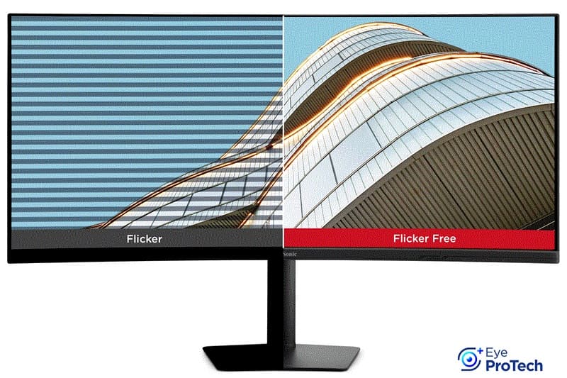 Trang bị bảo vệ mắt và công nghệ Eye ProTech.