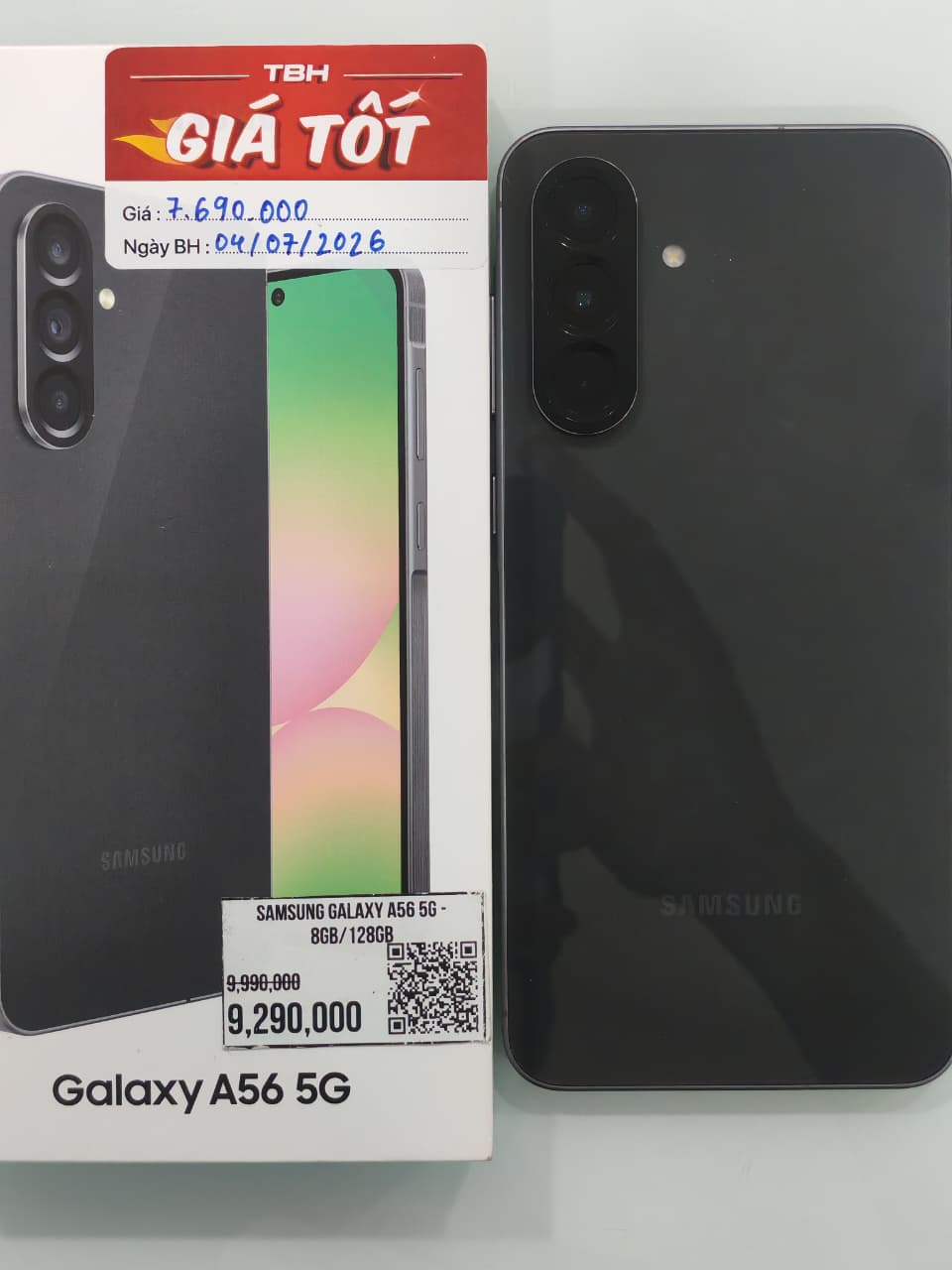 ĐTDĐ Samsung A56 5G, SM-A566B/DS, 8+128, Đen