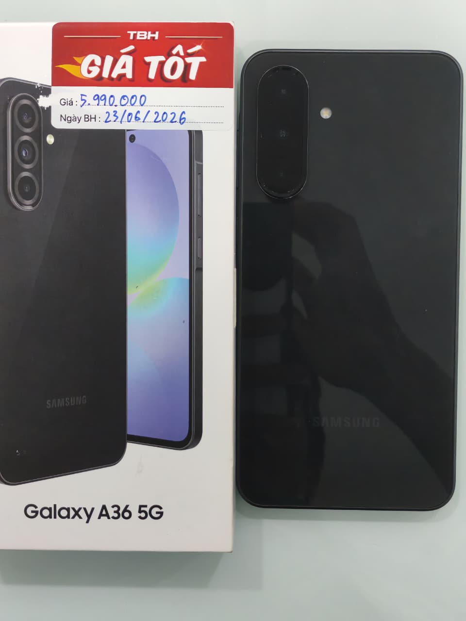 ĐTDĐ Samsung A36 5G, SM-A366B/DS, 8+128, Đen