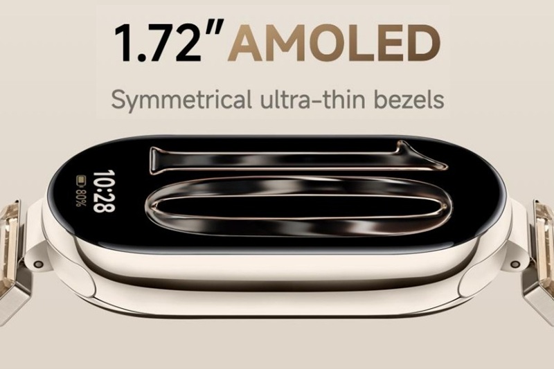 Màn hình AMOLED 1.72 inch.