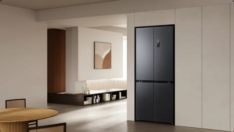 Tủ lạnh Multi Door Xiaomi Mijia Inverter 510 lít MRC51HMPAVN sở hữu thiết kế với chất liệu kim loại cao cấp ở phần cửa tủ
