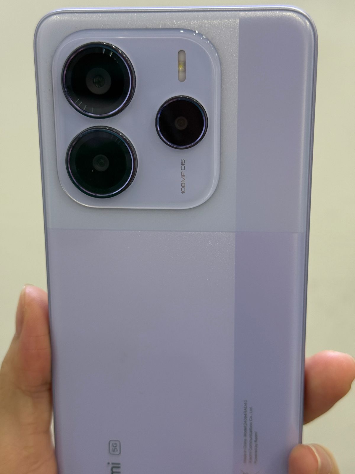 ĐIỆN THOẠI DI ĐỘNG (TEL) REDMI NOTE 14 5G 6.67/MTK D7025 ULTRA/8G/256G/108+8+2MP/20MP/5110mAh (24094RAD4G)/LAVENDER PURPLE