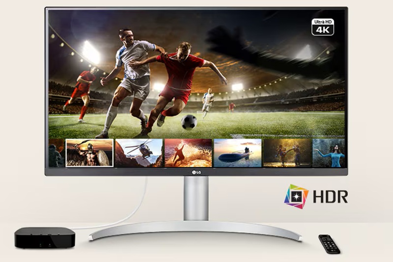 Trải nghiệm hình ảnh sống động với 4K UHD.
