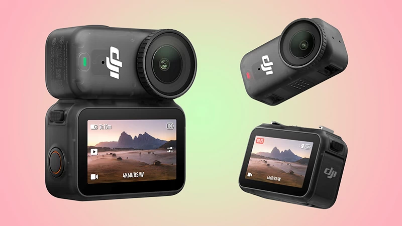 Thiết kế siêu nhẹ, dễ đeo của camera DJI Osmo Nano. Thiết kế siêu nhẹ, dễ đeo của camera DJI Osmo Nano.