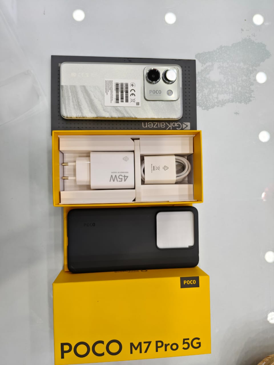 Điện thoại di động POCO M7 Pro 5G Silver 12GB RAM 512GB ROM (6932554461720)
