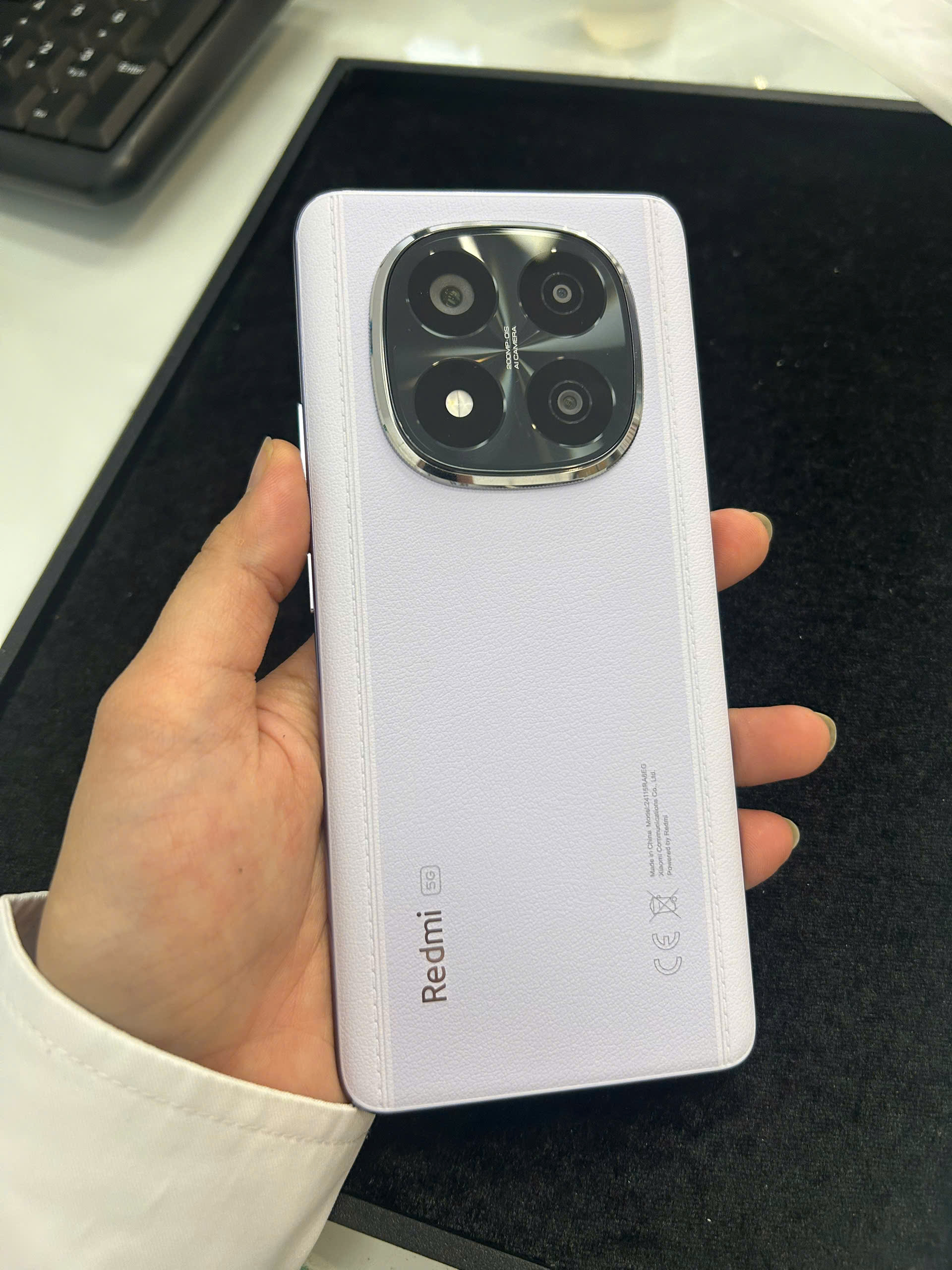 ĐIỆN THOẠI DI ĐỘNG (TEL) REDMI NOTE 14 PRO+ 5G 6.67/SNAP 7S GEN3/8G/256G/200+8+2MP/20MP/5110mAh (24115RA8EG)/TÍM (693255443104 -