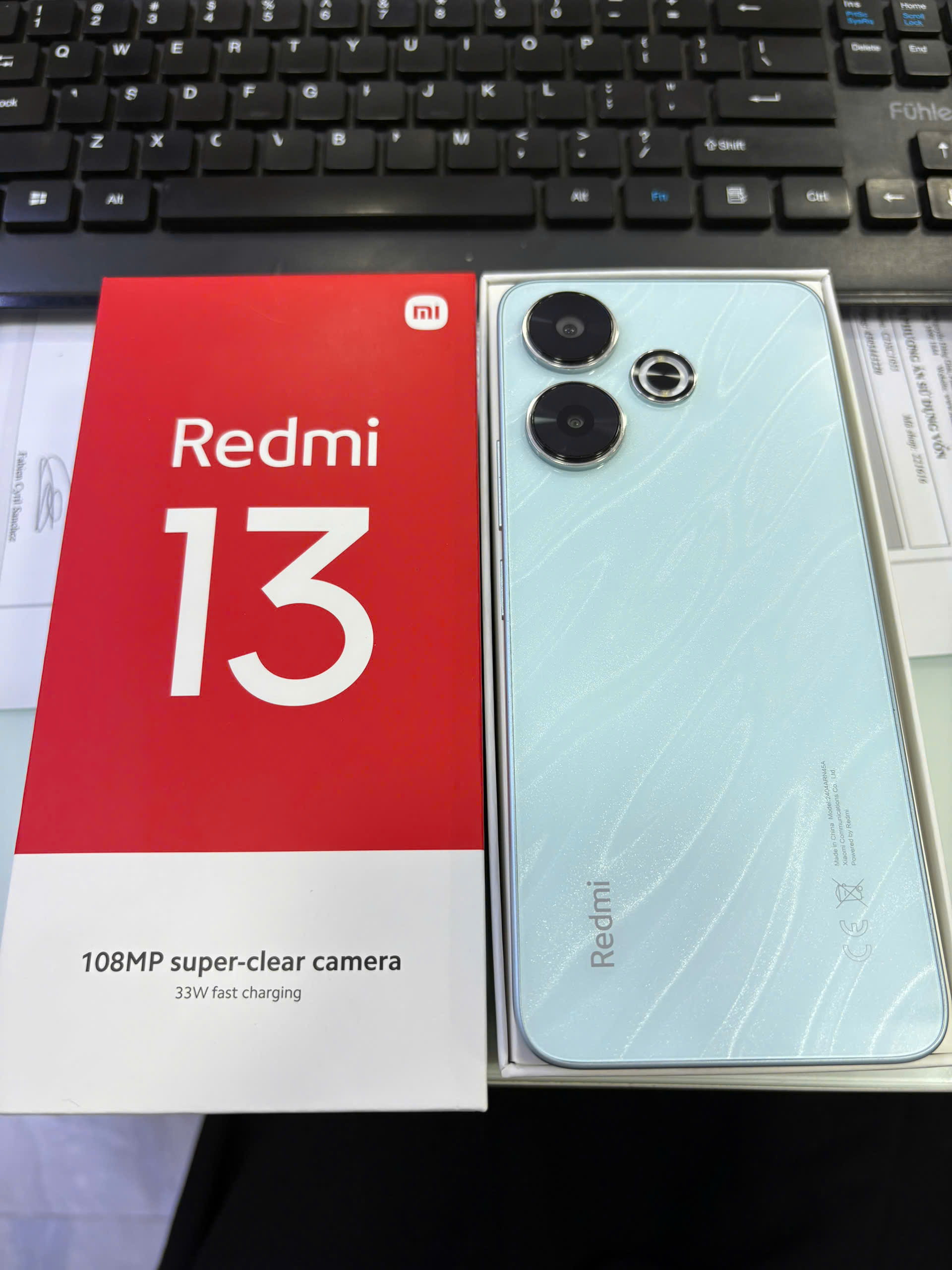Điện thoại di động Redmi 13 Ocean Blue 6GB RAM 128GB ROM- TBH