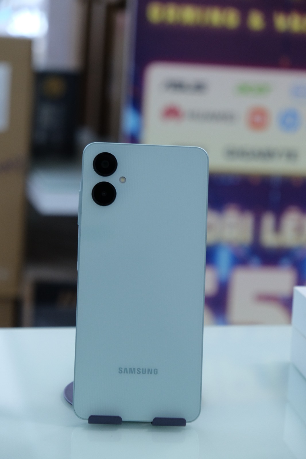 ĐTDĐ Samsung A06 5G, SM-A066B/DS,4+64, Xanh nhạt - 355659329669893 - SSA06664XN