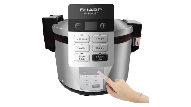 Trang bị đa dạng chế độ nấu, linh hoạt và tiện lợi.