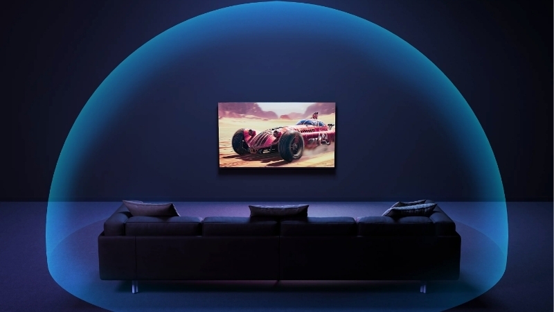 Âm thanh vòm sâu rộng.