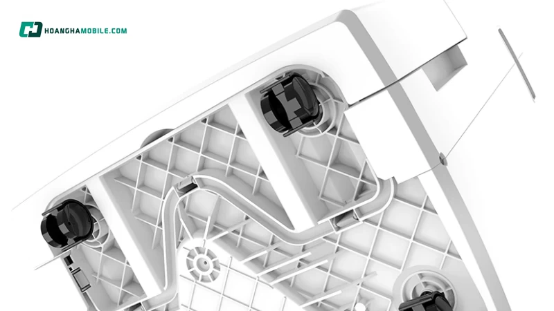 Máy hút ẩm thông minh kiêm lọc không khí LUMIAS D6S-30L được thiết kế theo phong cách tối giản với gam màu trắng chủ đạo Máy hút ẩm thông minh kiêm lọc không khí LUMIAS D6S-30L được thiết kế theo phong cách tối giản với gam màu trắng chủ đạo