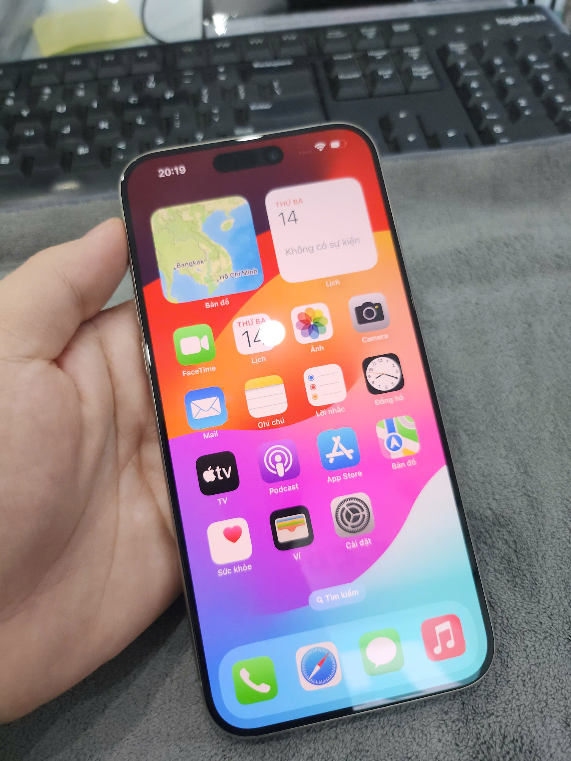 ĐTDĐ Apple iPhone 15 Pro Max 256GB Natural Titanium - Qua Sử Dụng