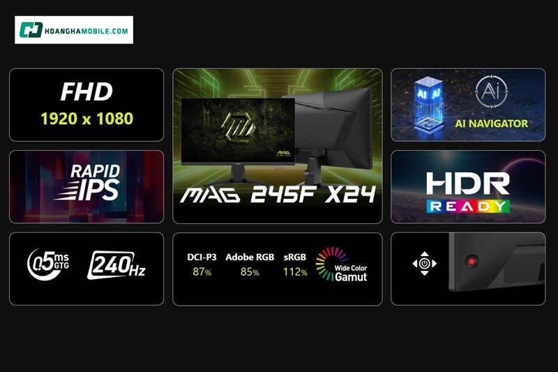 Tấm nền Rapid IPS. Tấm nền Rapid IPS.