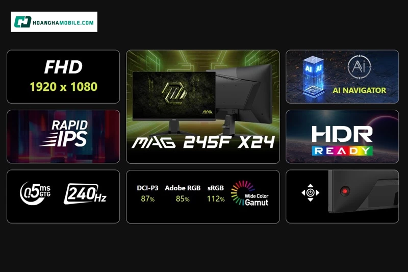 Tấm nền Rapid IPS. Tấm nền Rapid IPS.