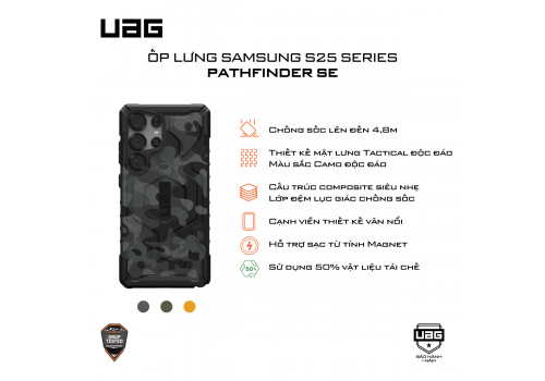 Ốp lưng UAG Pathfinder SE cho SamSung Galaxy S25 Ultra