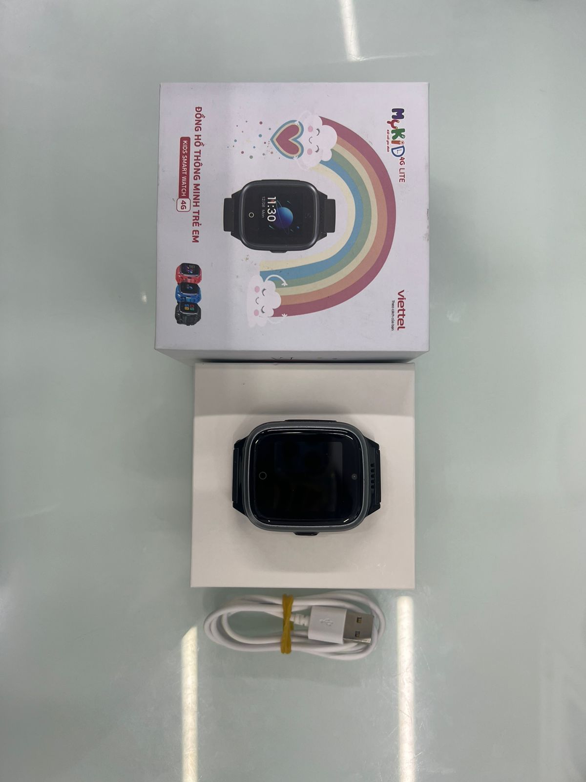 Đồng hồ thông minh trẻ em MyKid 4G Lite, màu Đen