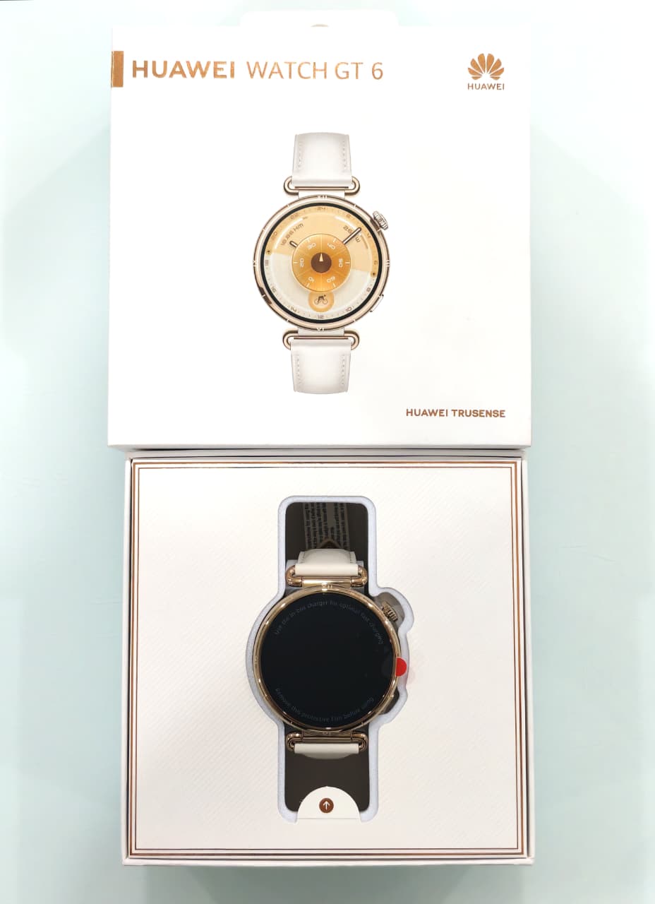 ỒNG HỒ THÔNG MINH(WATCH)HUAWEI KSU-B19 GT6 41mm/Dây Da/TRẮNG