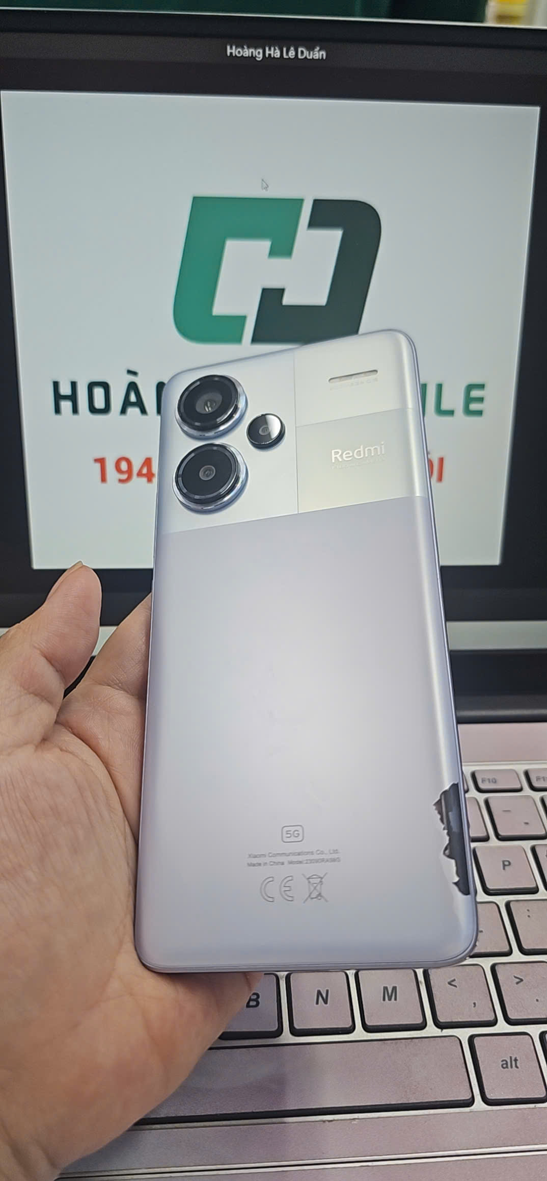 Điện thoại di động REDMI NOTE 13 PRO+ 5G 6.67/MTK D7200 Ultra/8G/256G/200+8+2MP/16MP/5000mAh - Cũ