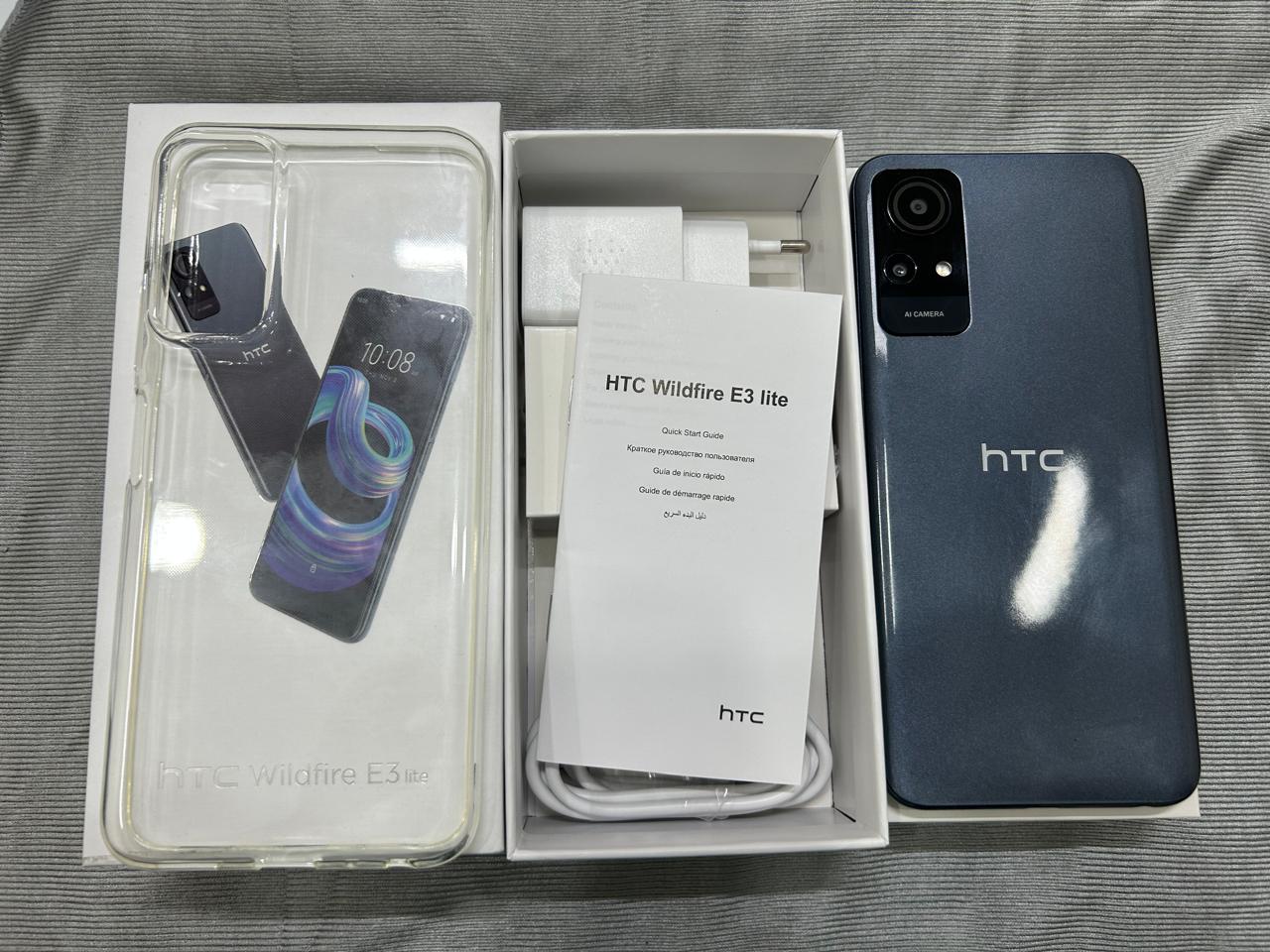 Điện thoại di động HTC Wildfire E3 lite (4GB/64GB) - Ghi (Grey) 