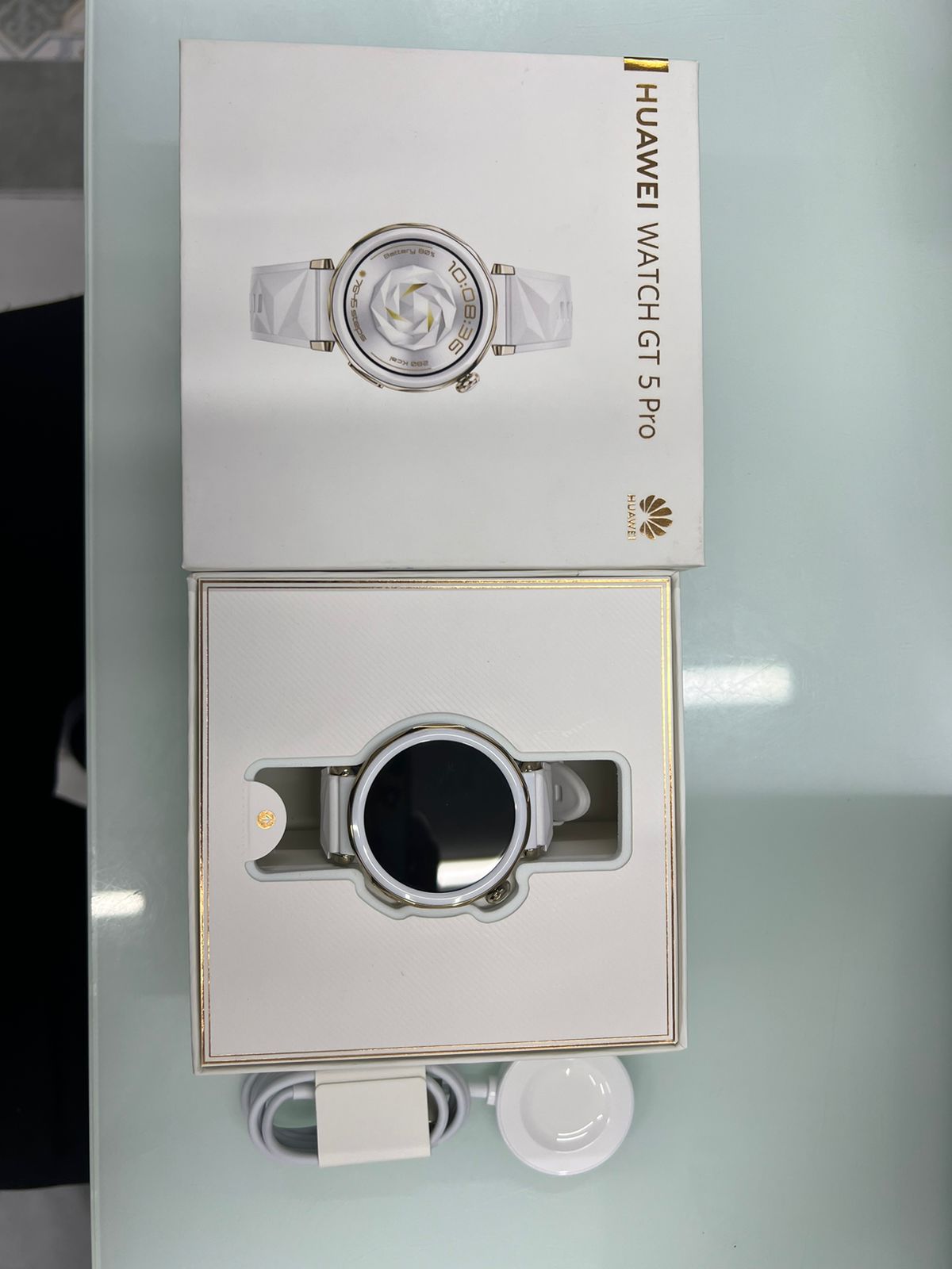 Đồng hồ thông minh HUAWEI JNA-B29 GT5 Pro 42mm/DÂY Fluoroelastomer/ADU TRẮNG