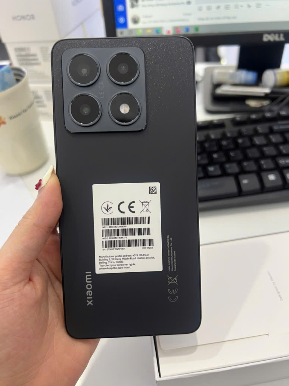 Điện thoại di động XIAOMI 14T TITAN 6.67/MTK D8300 Ultra/12G/512G/50+50+12MP/32MP/5000mAh (2406APNFAG)/ĐEN