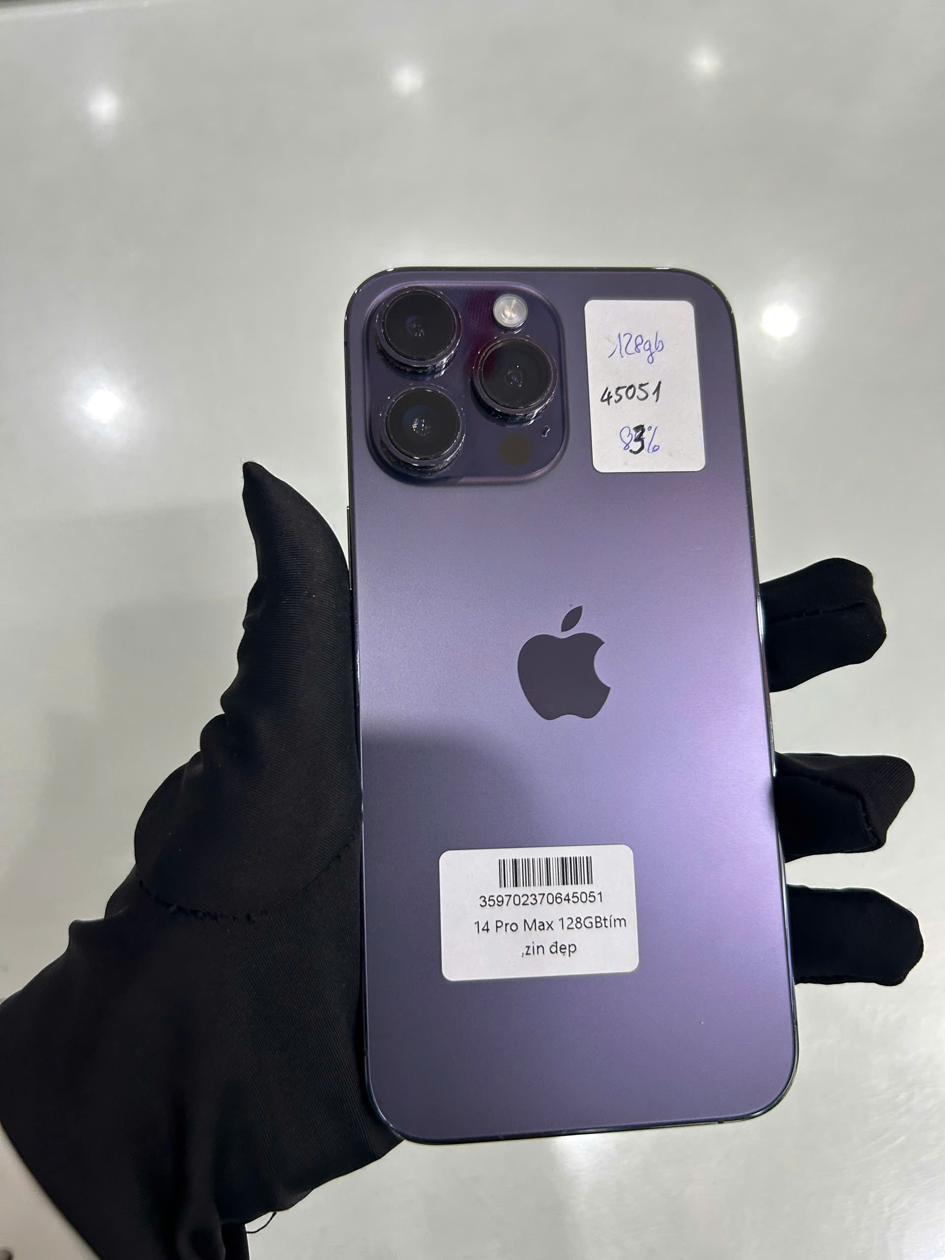 ĐTDĐ Apple iPhone 14 Pro Max 256GB Deep Purple - Cũ - 357397701973298 - IPC14MP256