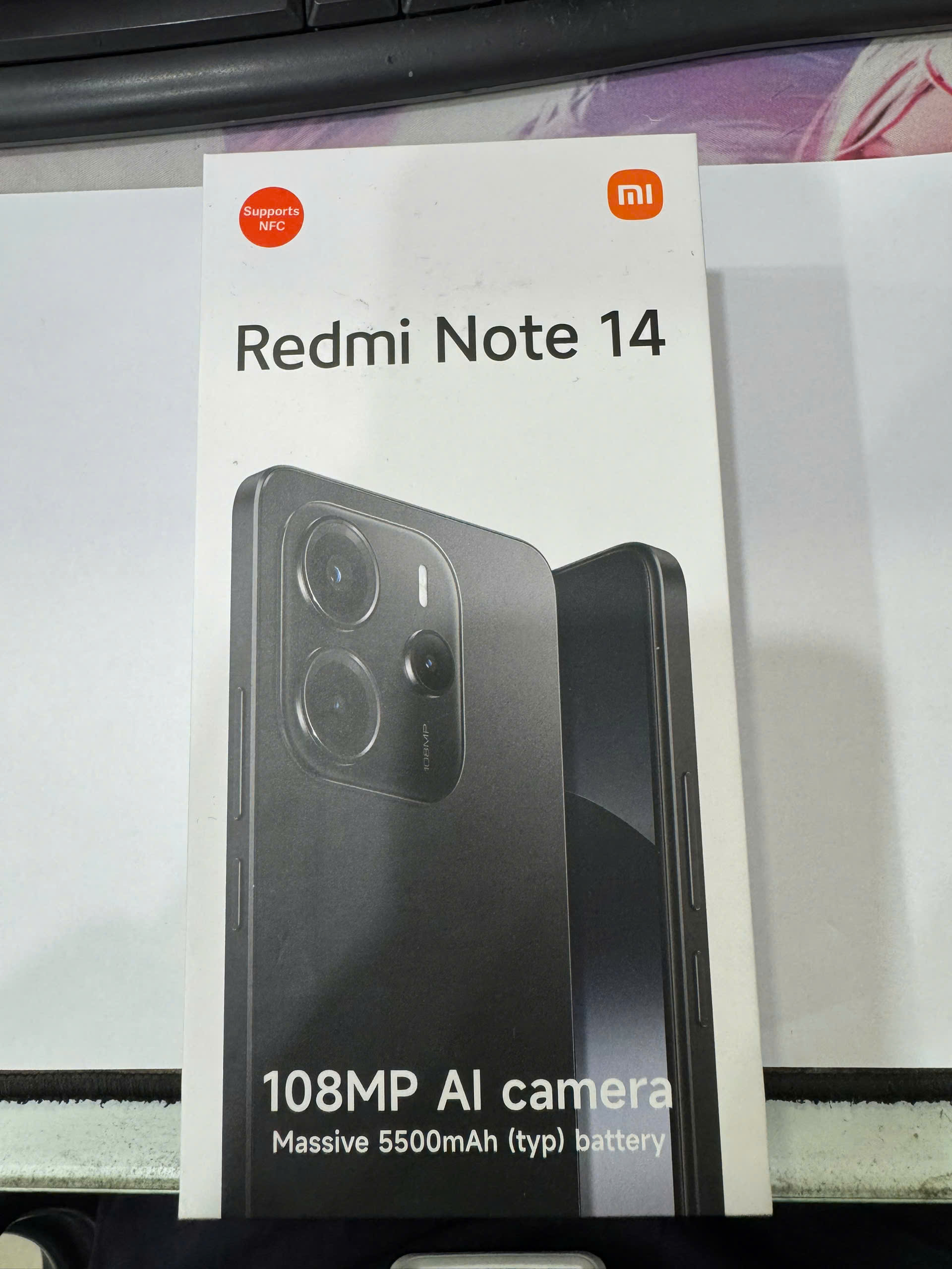 ĐIỆN THOẠI DI ĐỘNG (TEL) REDMI NOTE 14 6.67/MTK G99Ultra/6G/128G/108+2+2MP/20MP/5500mAh (24117RN76O)/TÍM (6932554422479) - 86067