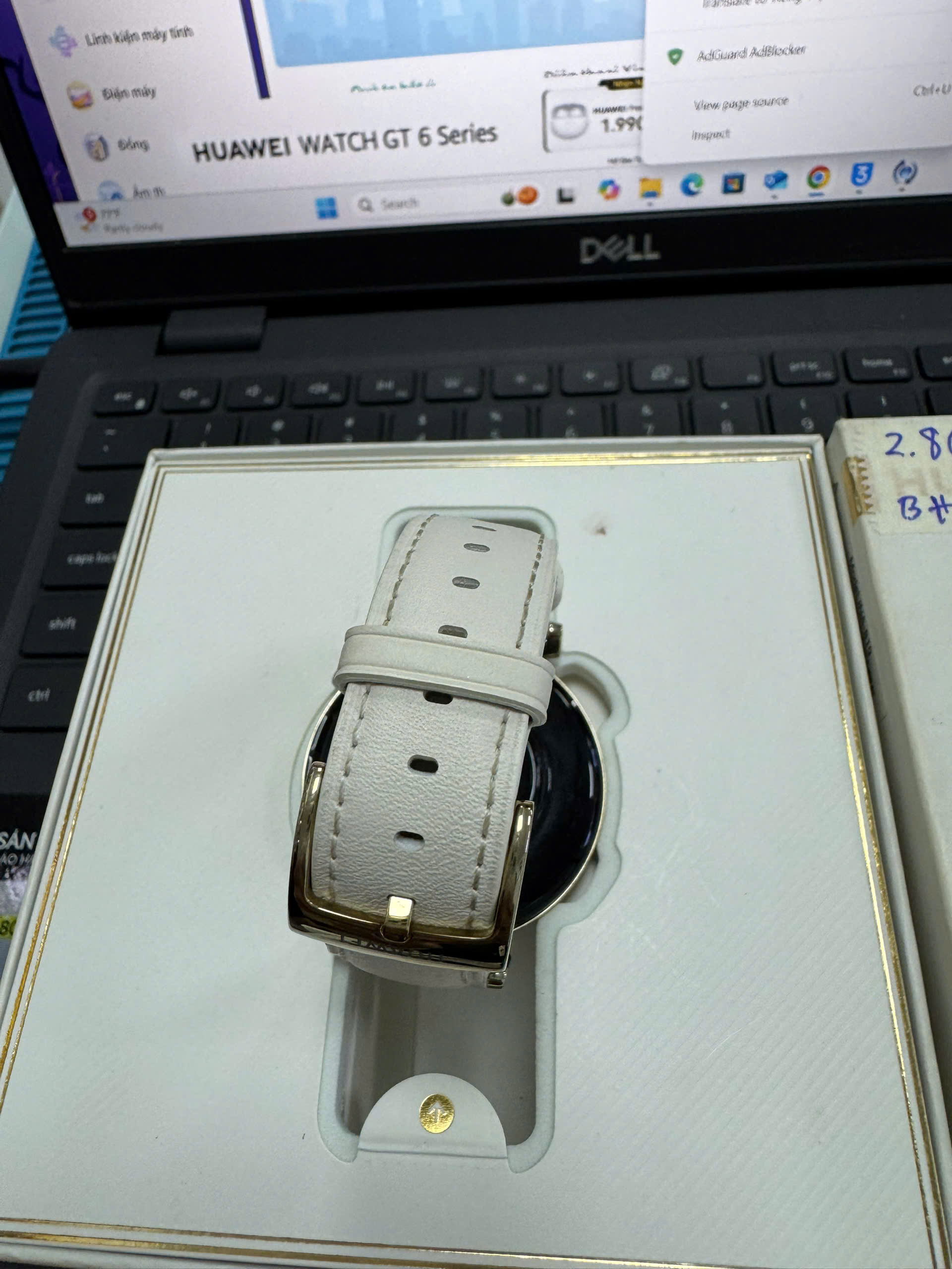 Đồng hồ thông minh HUAWEI JNA-B19 GT5 41mm/DÂY DA/TRẮNG_DEMO(6942103131240_DM)