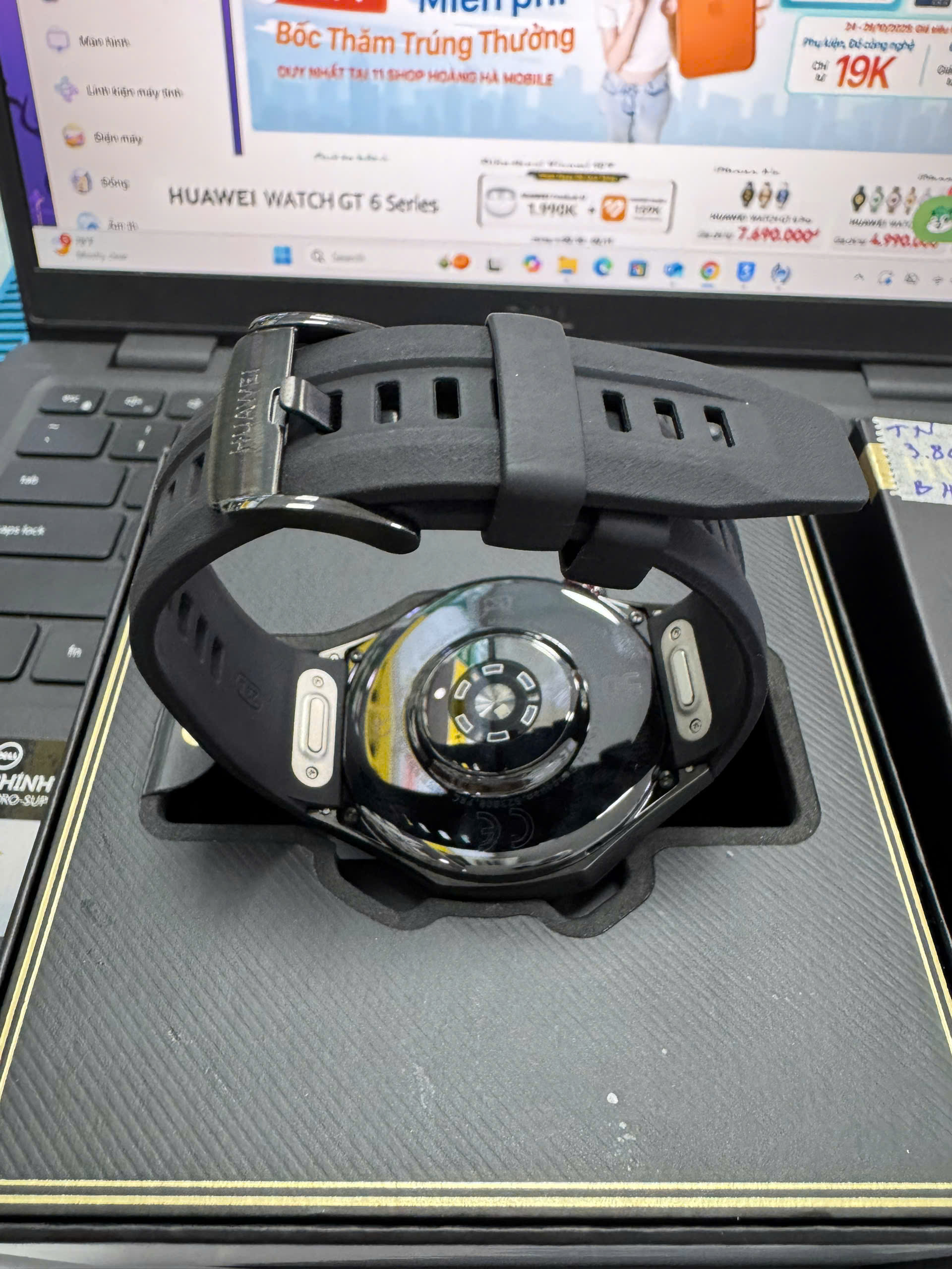 Đồng hồ thông minh HUAWEI VLI-B29 GT5 Pro 46mm/DÂY Fluoroelastomer/ADU ĐEN_DEMO(6942103130953_DM)