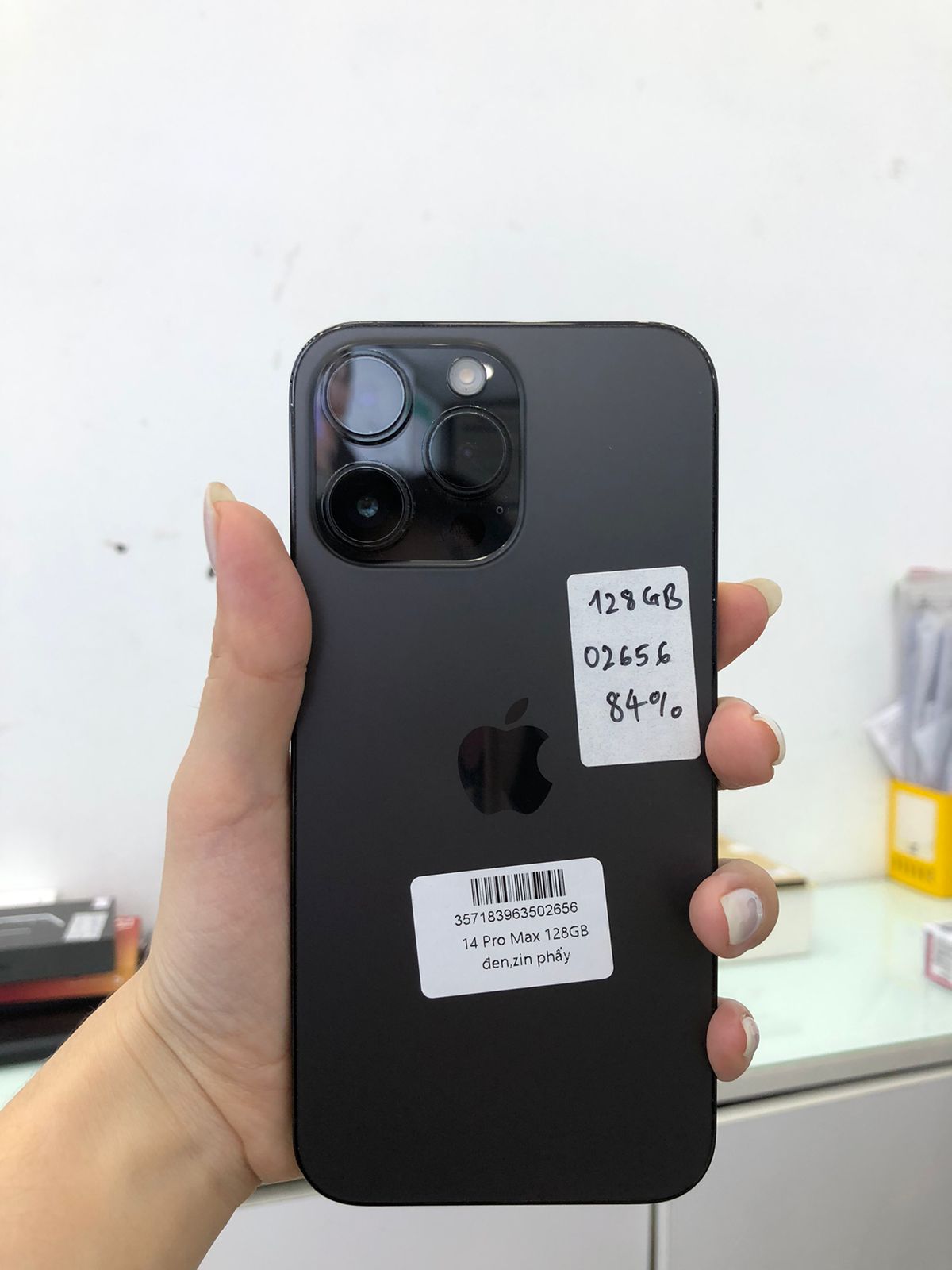 ĐTDĐ Apple iPhone 14 Pro Max 128GB Space Black - Cũ - 357183963502656 - IPC14MB128